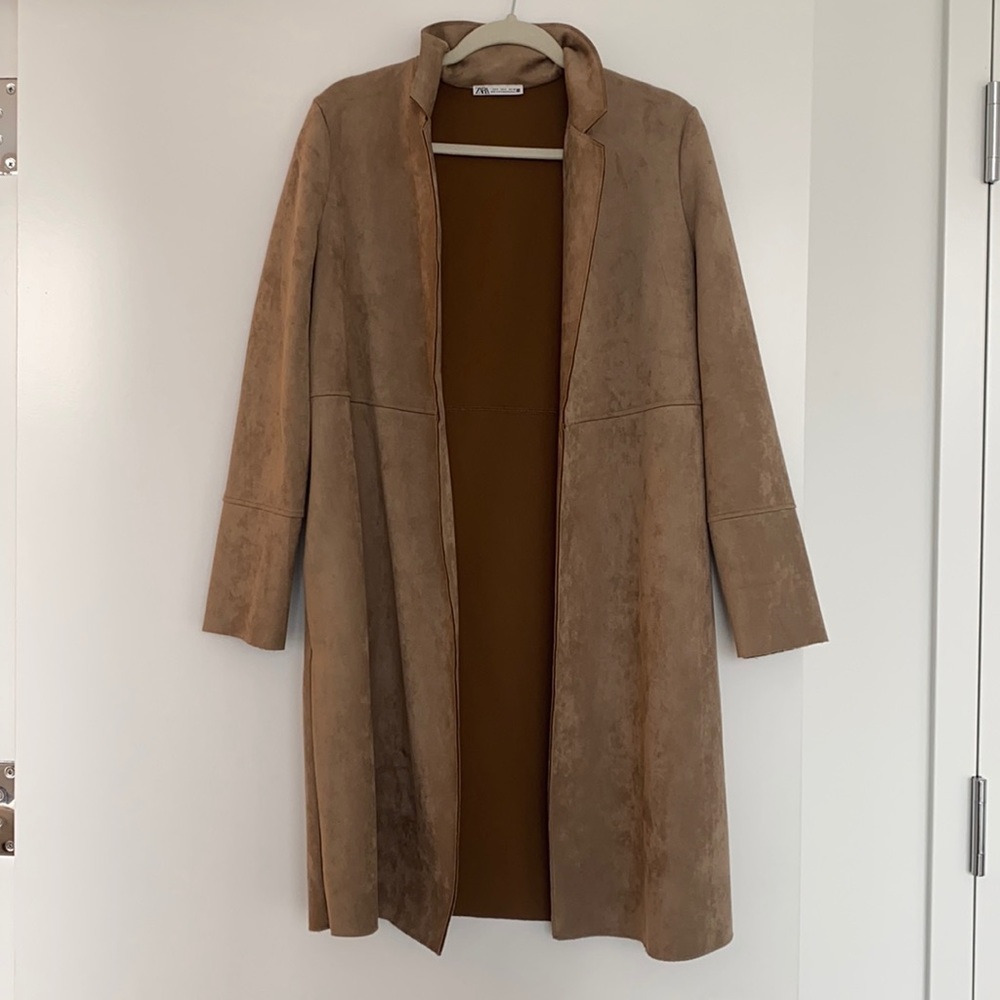 Zara || brown overcoat (lightweight)
